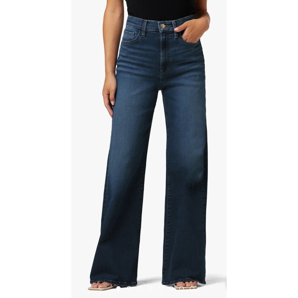 JOE’s Jeans The Mia High Rise Wide Leg Women Sz 31 P Exhale Flawless Denim NEW